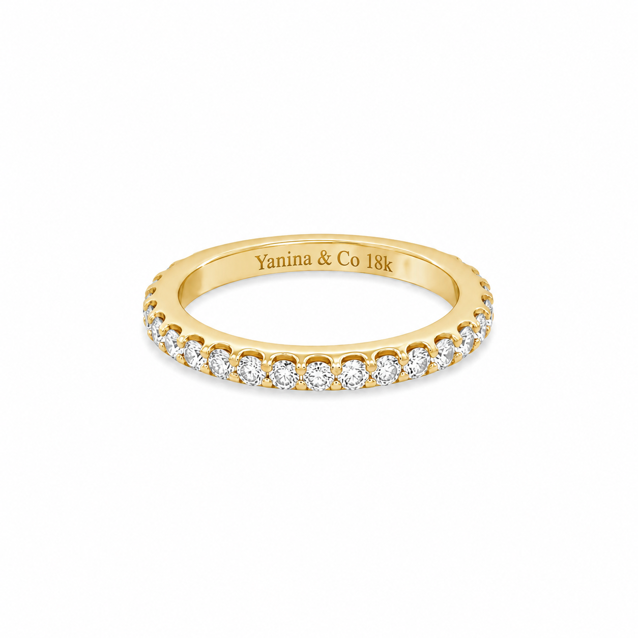 18Kt Gold Diamond Eternity Guard