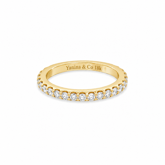 18Kt Gold Diamond Eternity Guard
