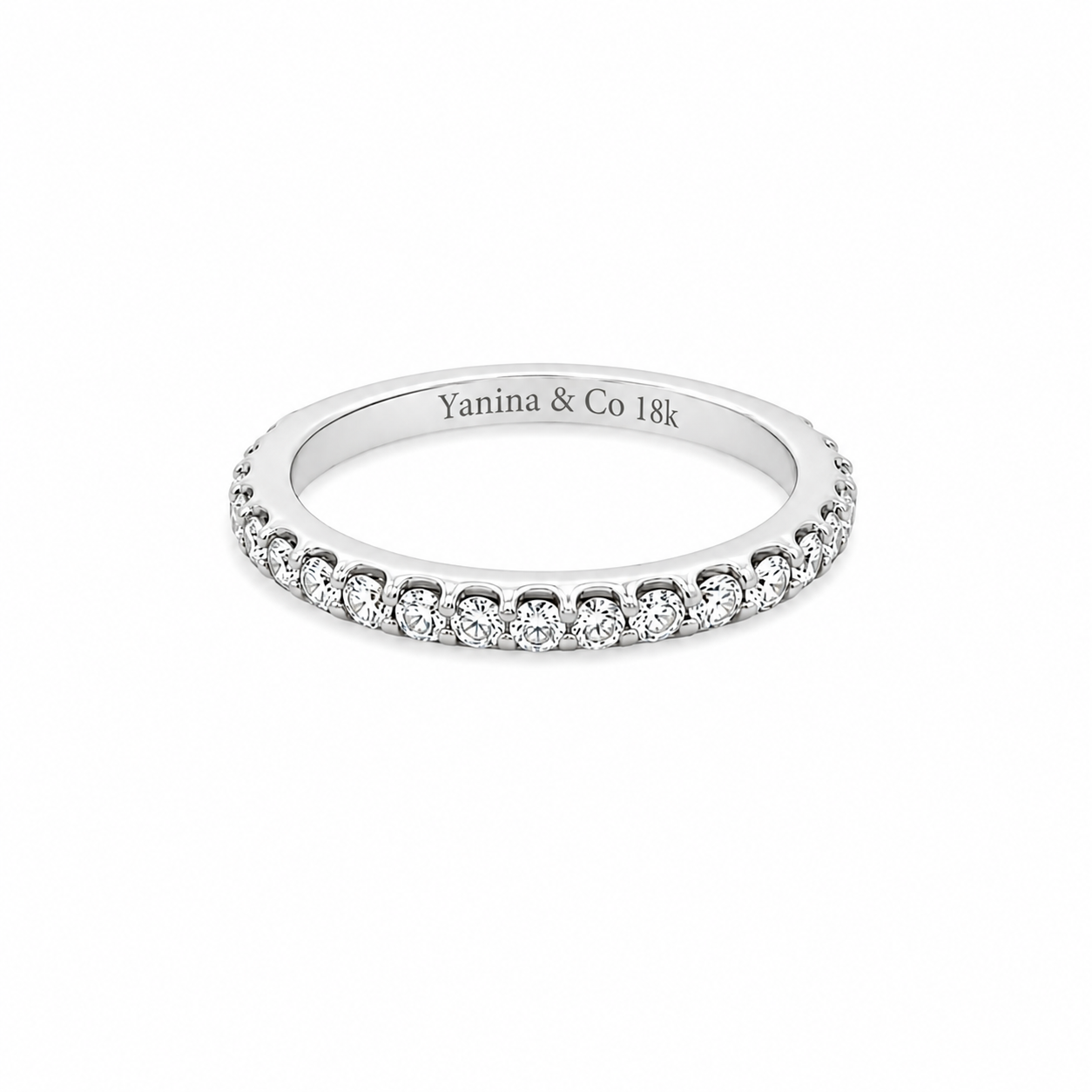 18Kt Gold Diamond Eternity Guard