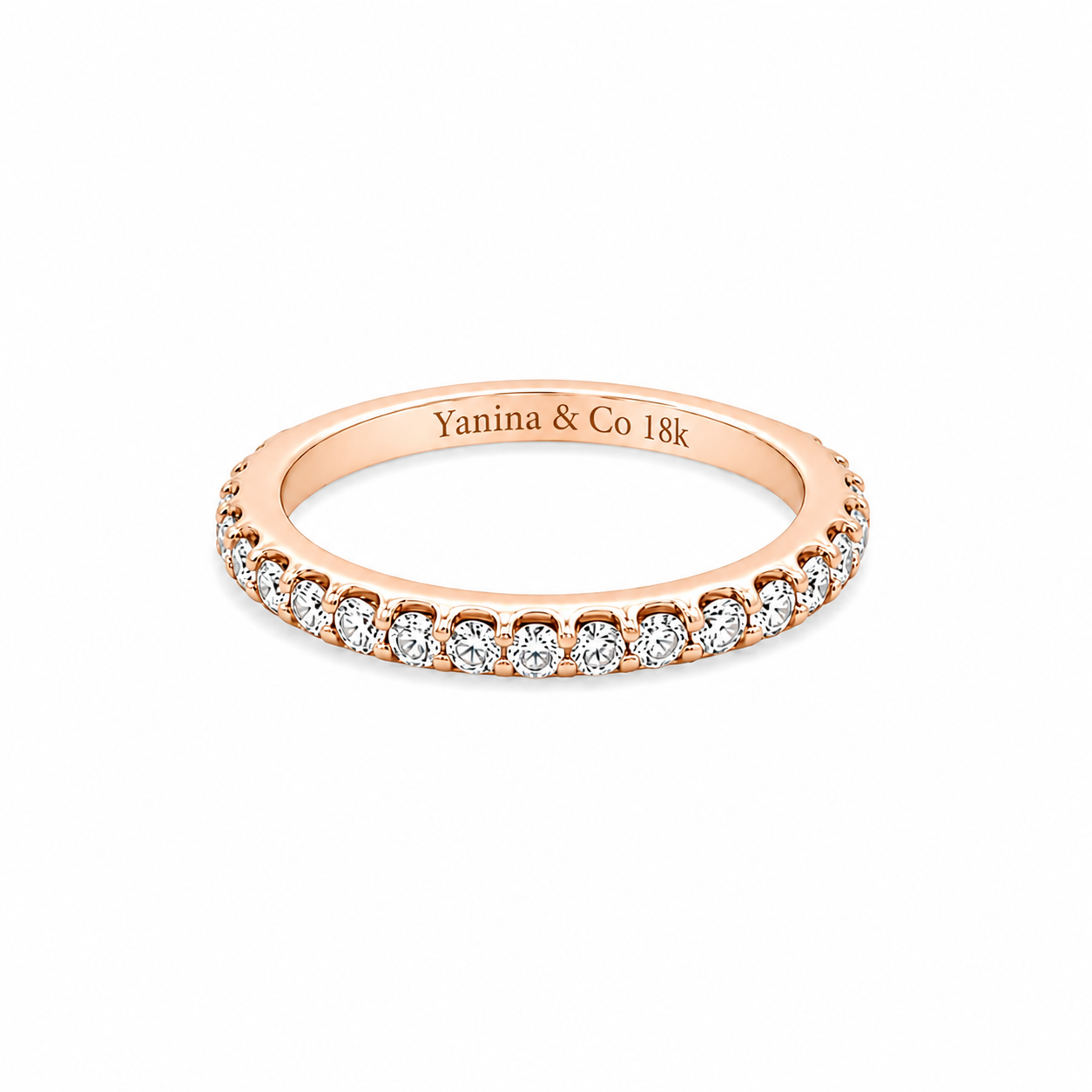 18Kt Gold Diamond Eternity Guard