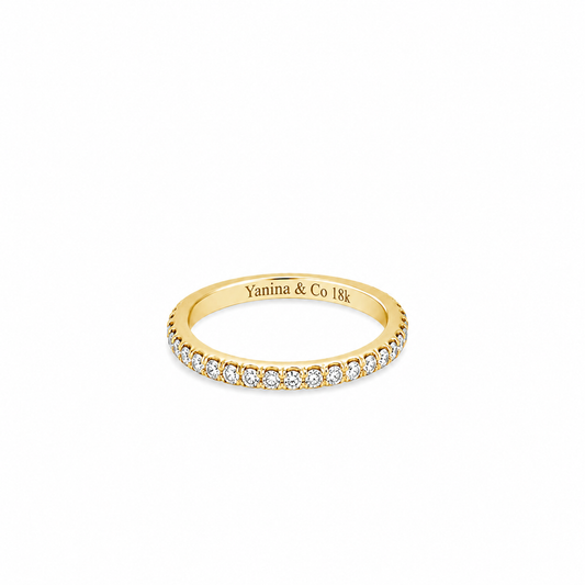 18Kt Gold Diamond Eternity Guard