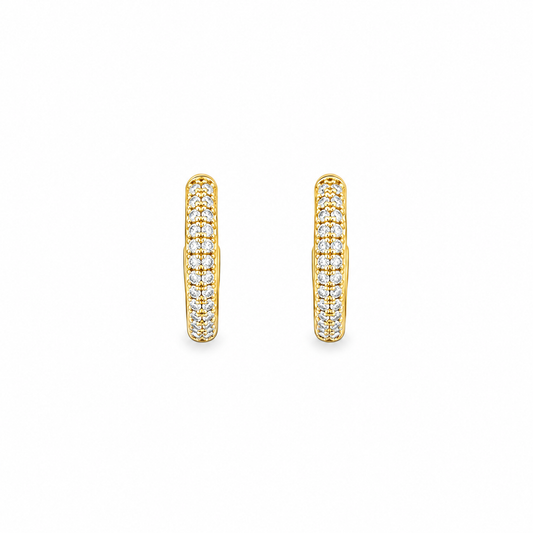 14Kt Huggie Earrings