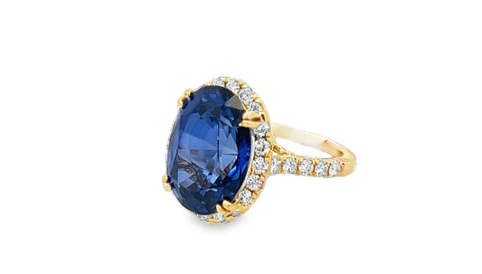 Oval Sapphire Ring