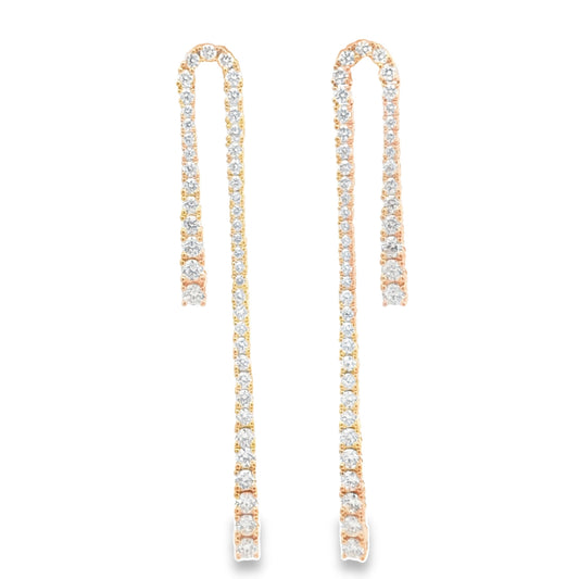 Tennis Diamond Earrings