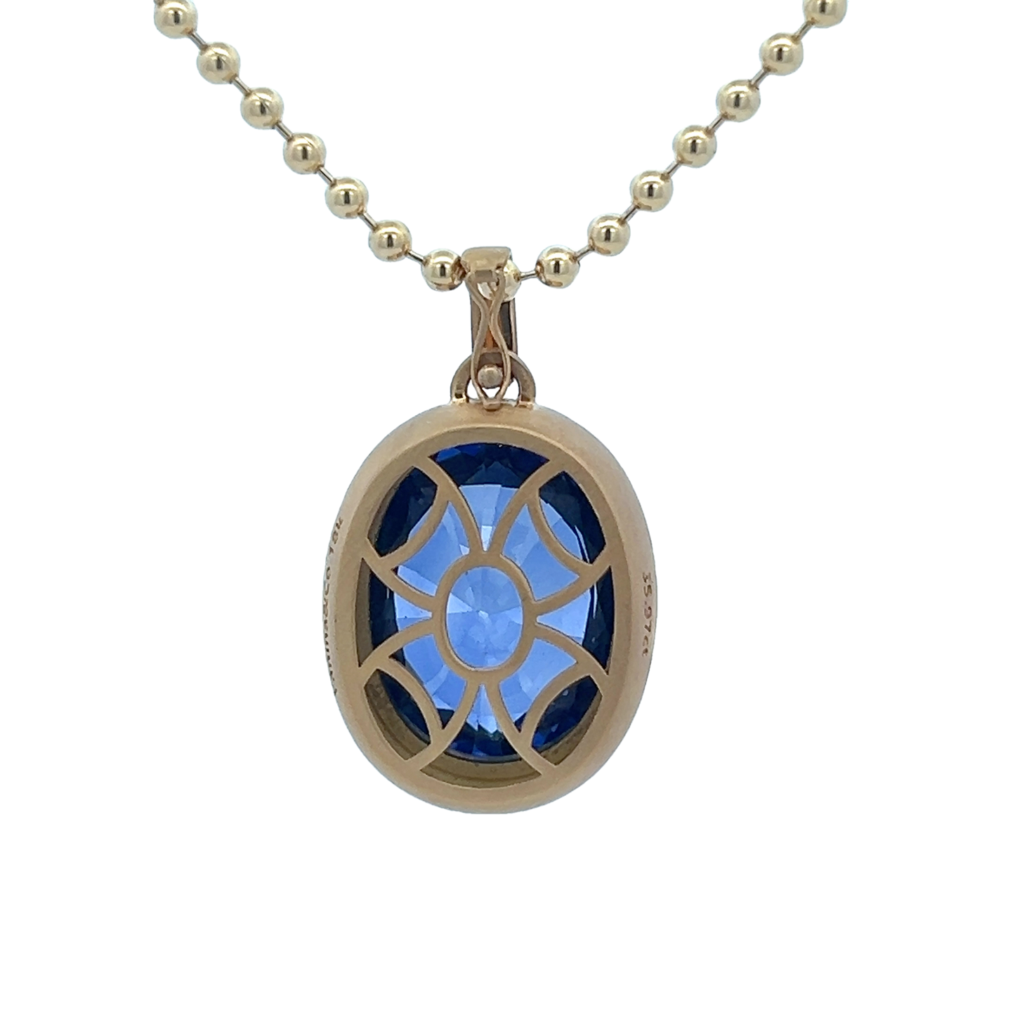 Sapphire Pendant Necklace