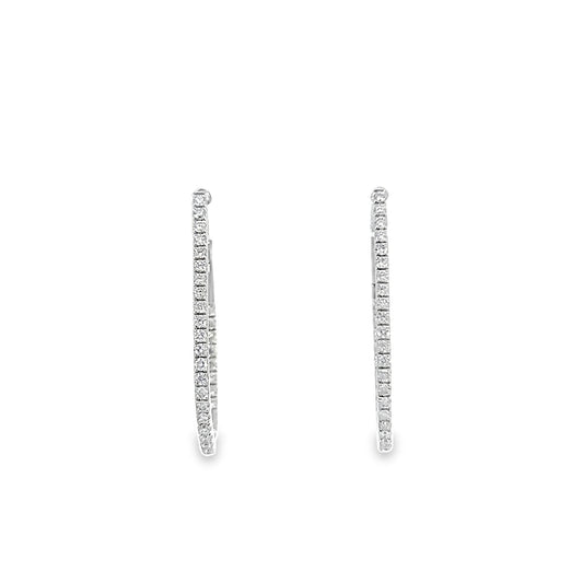 Pear Shape Hoops