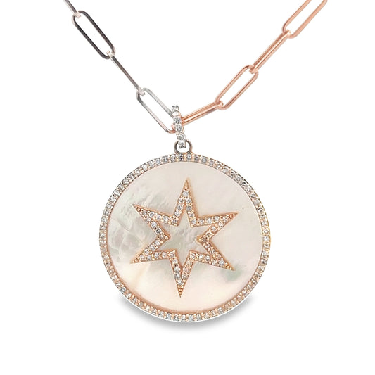 Mother of Pearl Star Disc