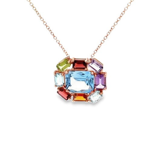 Multicolor Pendant Necklace