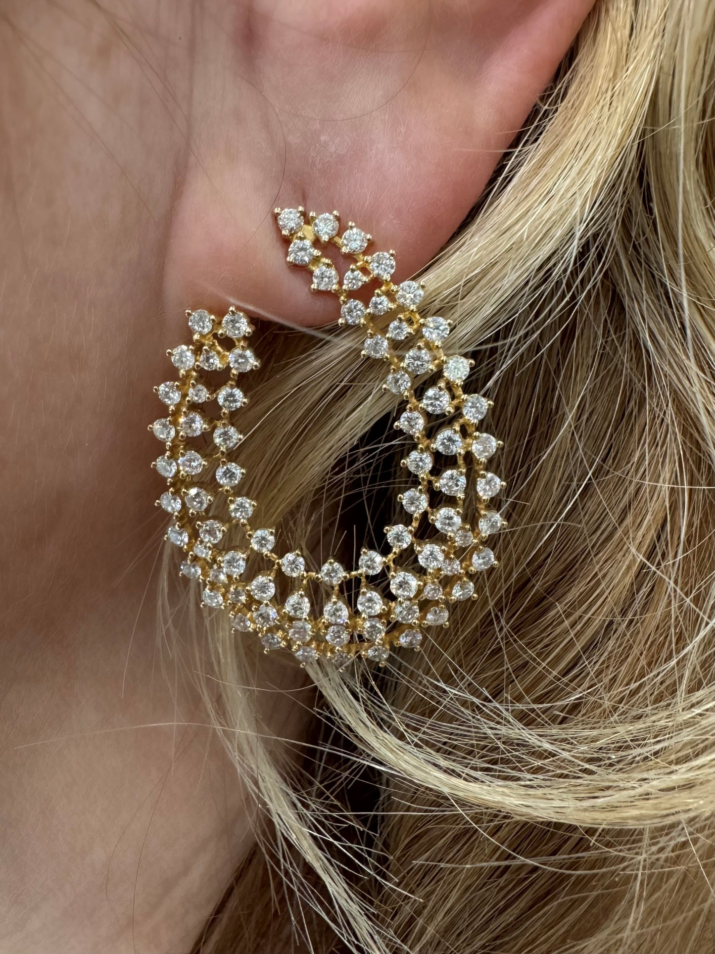 Diamond Encrusted Wrap Earrings