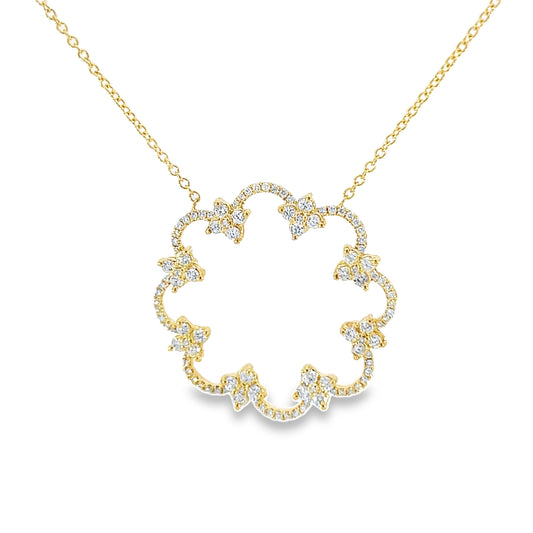 Diamond Florette Necklace