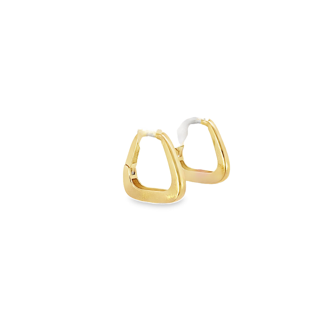 Tapered Squared Off Mini Hoop Earrings