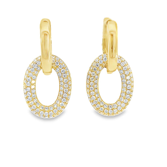 Oval Link Earrings