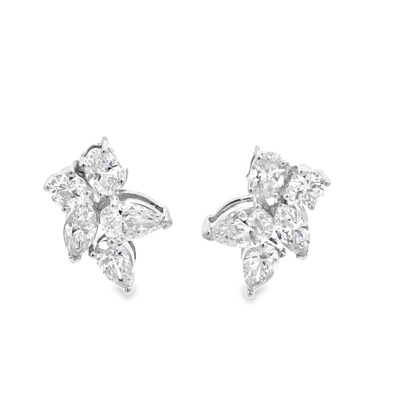 White Gold Variety Diamond Earrings