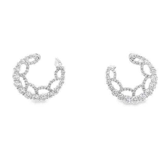 Elegant Silver Hoops