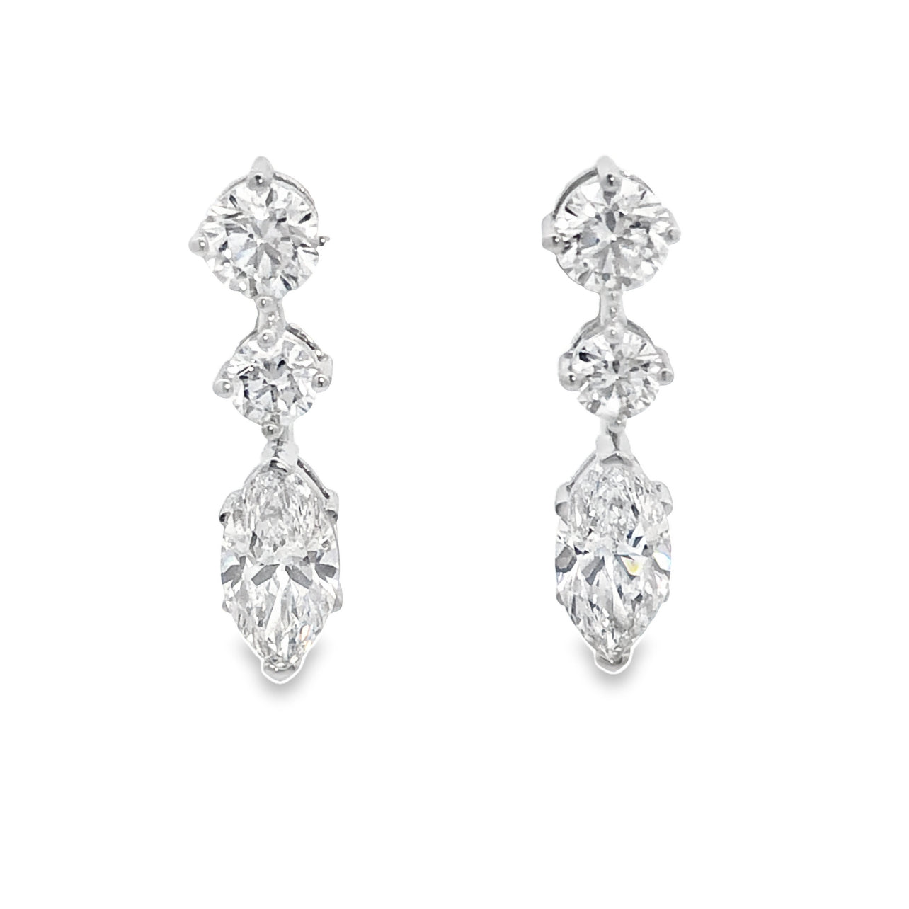 Diamond Drop Earrings