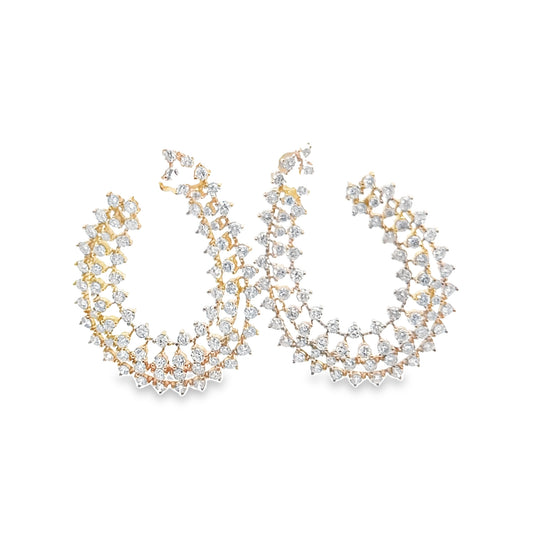 Diamond Encrusted Wrap Earrings