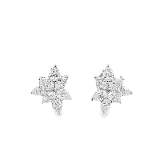 Starburst Diamond Earrings