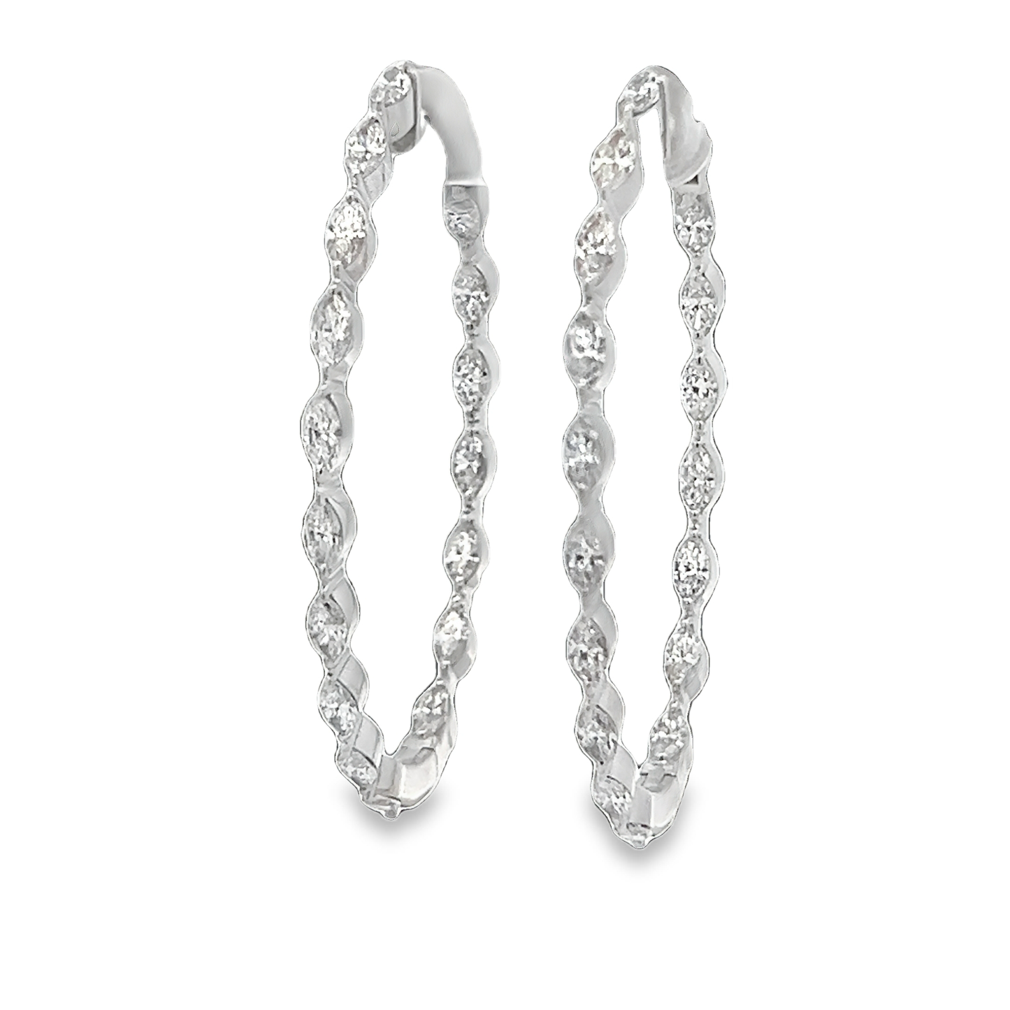 Oval Hoop Earrings