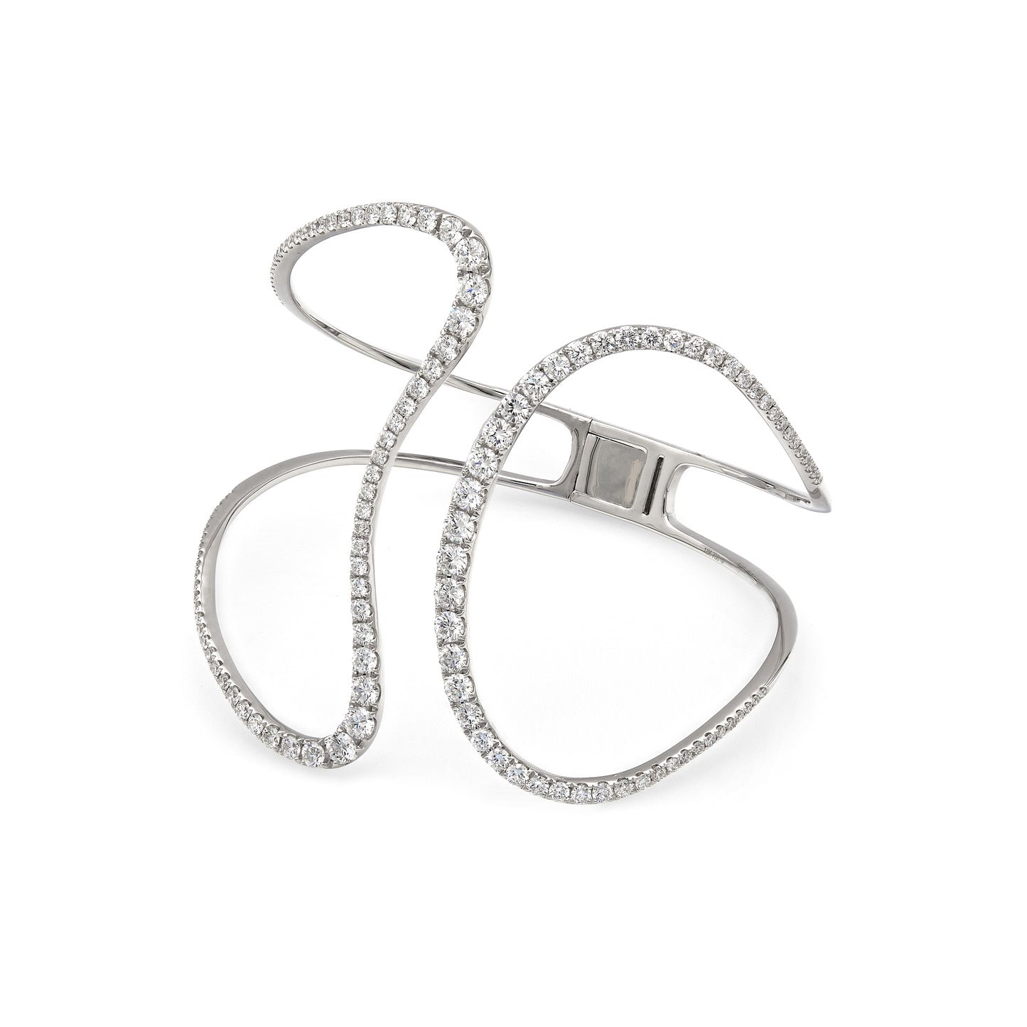 GRADUATED DIAMOND CURVED CUFF