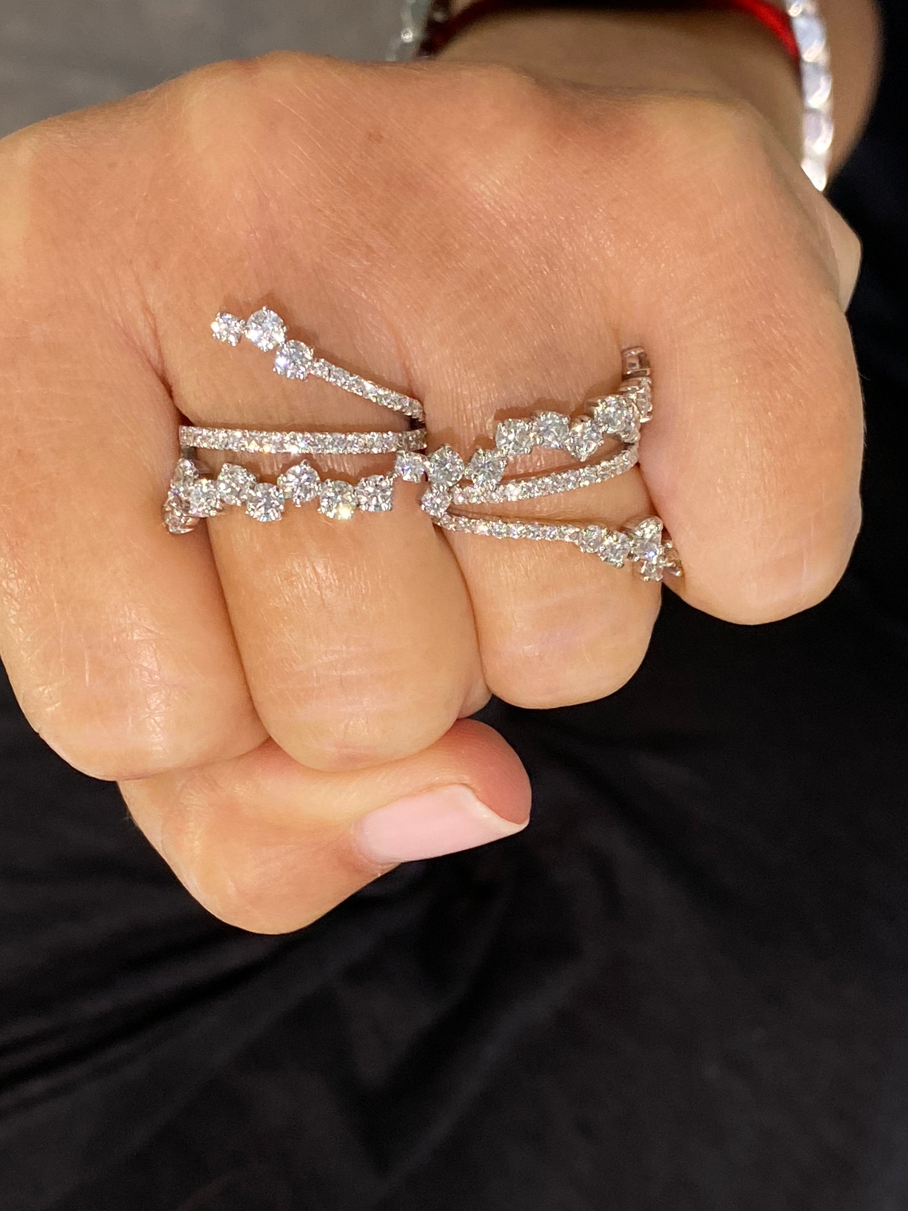 Infinity Two Finger Ring – Zoe Zoe Jewelry